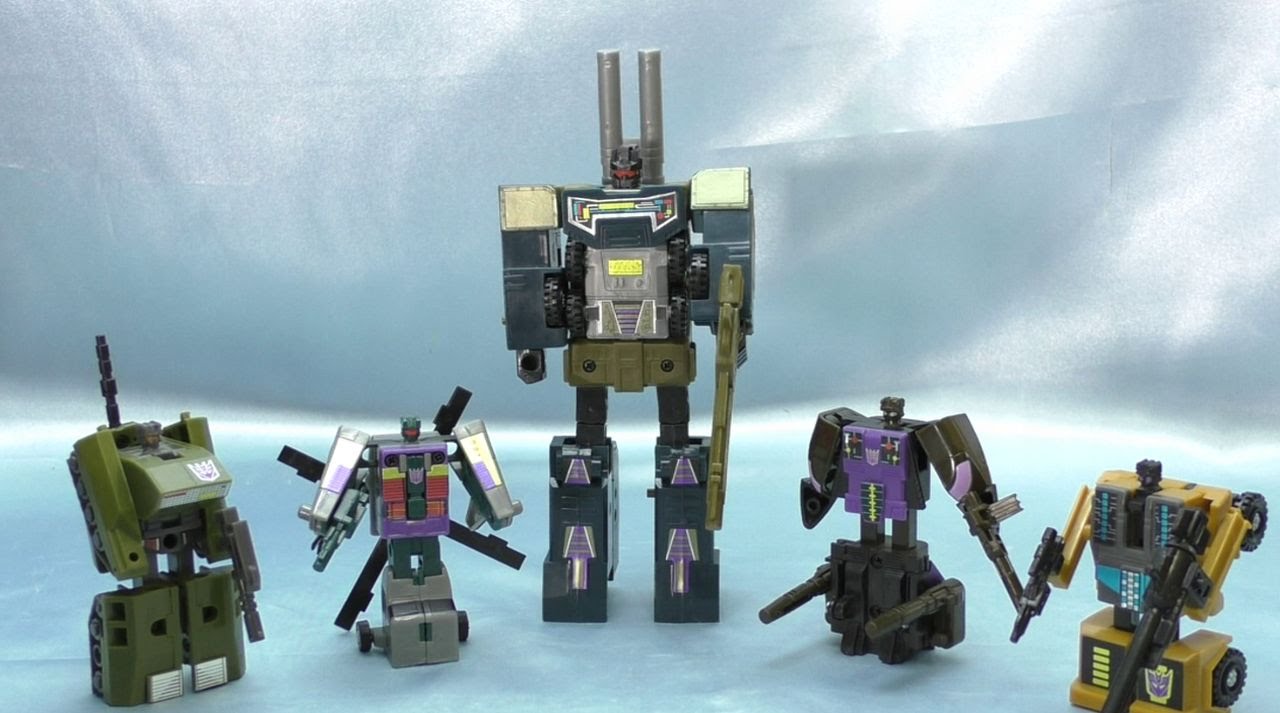1/2] G1 Combat Ron Combined Soldier Bruticus Transformers - YouTube