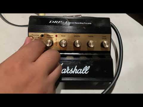 Marshall Drp-1 preamp By Maxbaza - YouTube