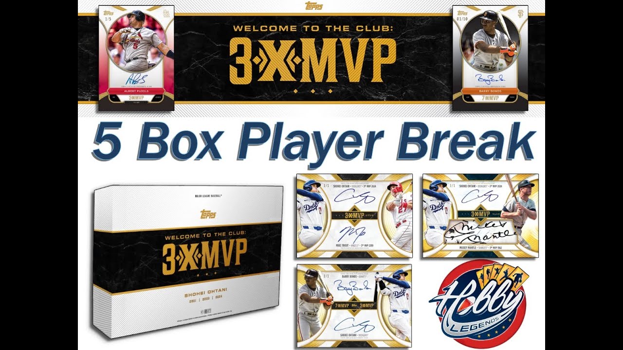 2025 Topps WELCOME TO THE CLUB 3x MVP (5 Box) Player Break #4 eBay