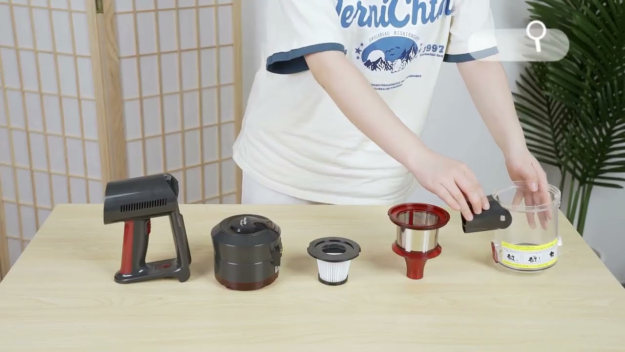 A-019掃除機】25kpa強力吸引&LEDディスプレイ コードレス USB充電式