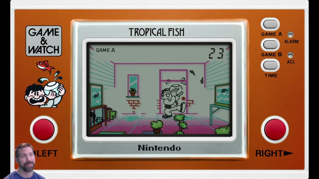Nintendo Game & Watch: Tropical Fish MAME Gameplay - YouTube