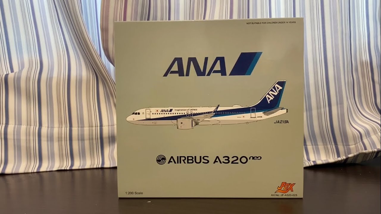 飛行機模型] ANA A320neo JA218A J FOX社 - YouTube