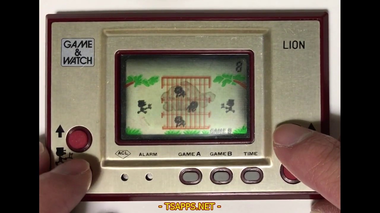 電子ゲーム】任天堂・ゲーム＆ウオッチシリーズ『ライオン』を遊んで