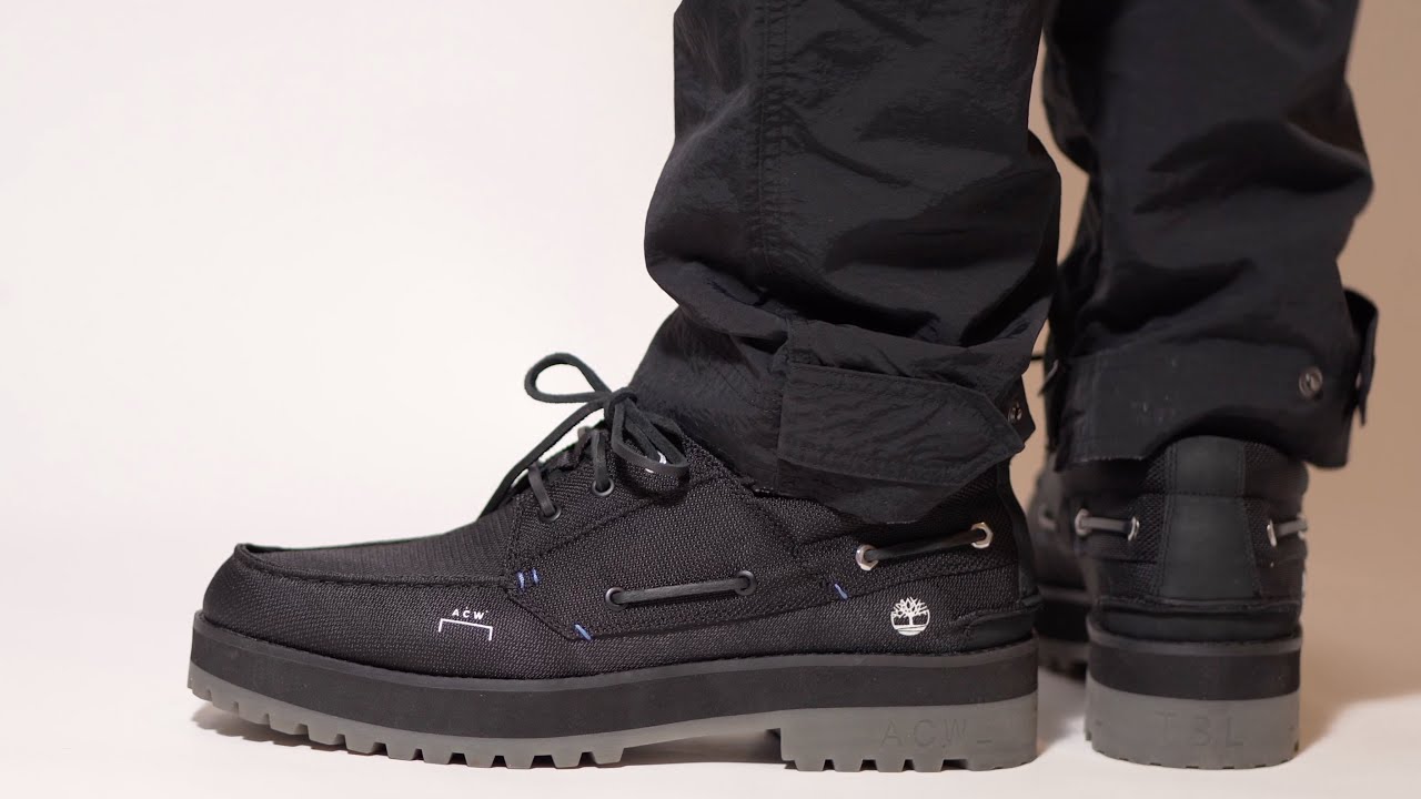 A COLD WALL TIMBERLAND 3 EYE BOAT SHOE Sizing - YouTube