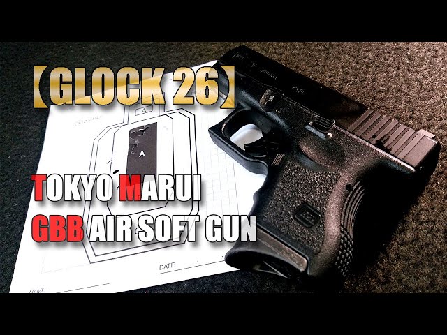 Tokyo Marui GBB [Glock 26] Compact and quick recoil! Gas blowback
