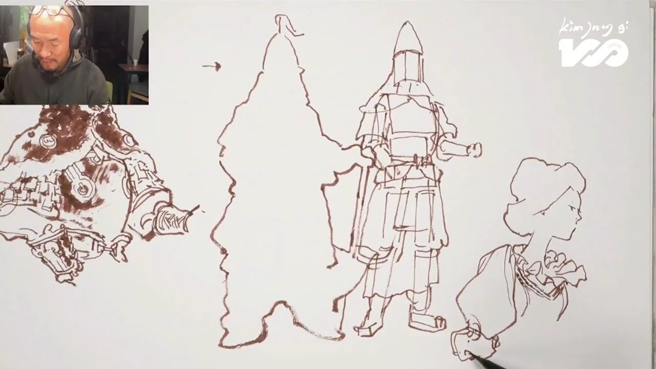 Dare to stop drawing 02】#kimjunggi #sketch #art #drawing