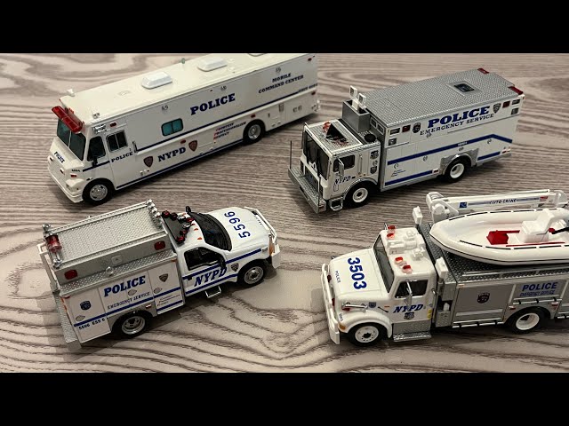 Code 3 NYPD Emergency Vehicles ￼Diecast 1/64 scale - YouTube