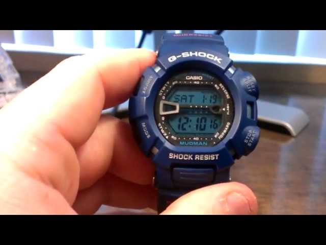 Blue Mudman G9000MX-2 - Casio G-Shock Watch Review Video - YouTube