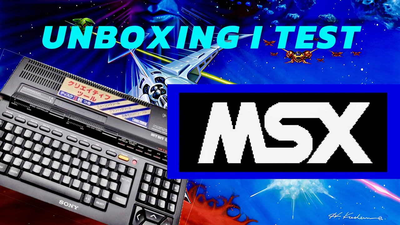 Sony MSX2+ (HitBit HB-F1XV) - Unboxing i Test | Retro Japan 8-bit