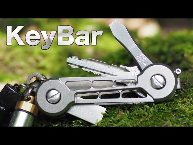 EDC] Jingle-free titanium keychain 