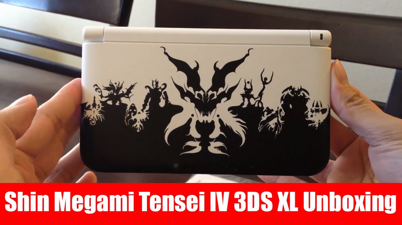 Shin Megami Tensei IV 3DS XL Unboxing (真・女神転生IV 3DS LL 限定