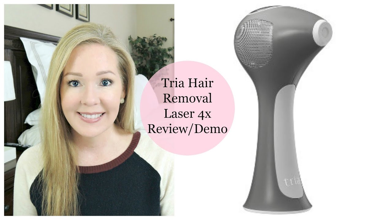 Tria Hair Removal Laser 4x Review & Demo - YouTube