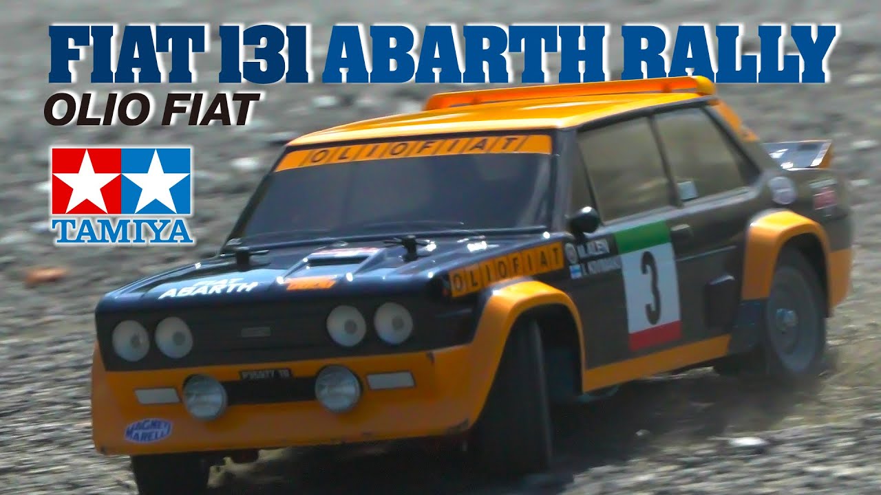 TAMIYA 1/10 R/C FIAT 131 ABARTH RALLY OLIO FIAT (MF-01X CHASSIS