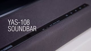 YAS-108 - Descrição - Sound Bar - Áudio & Vídeo - Produtos