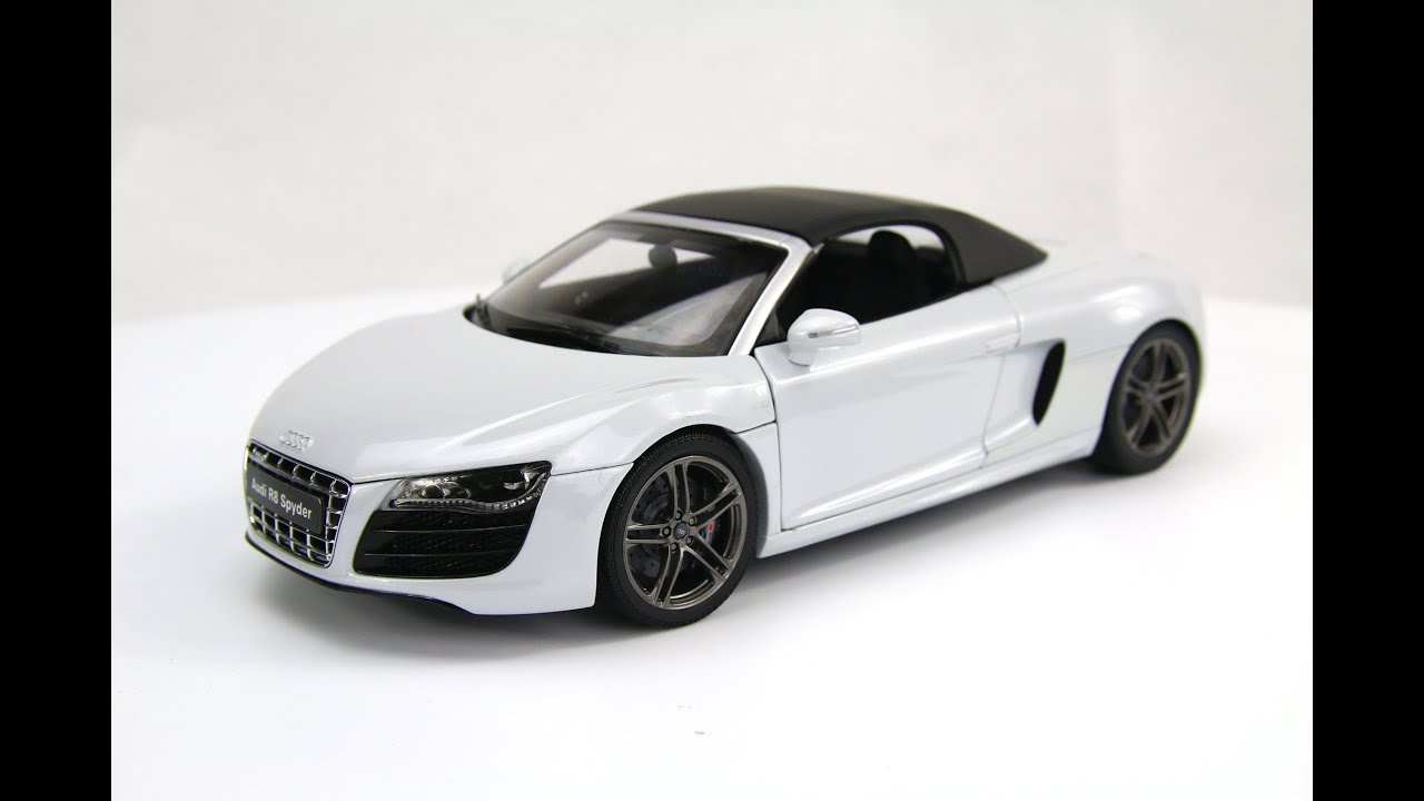 Audi R8 Spyder 1/18 Kyosho - unbox and review - YouTube