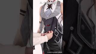 三分妄想 原神 アルレッキーノ 召使 コスプレ衣装 着用解説 - YouTube