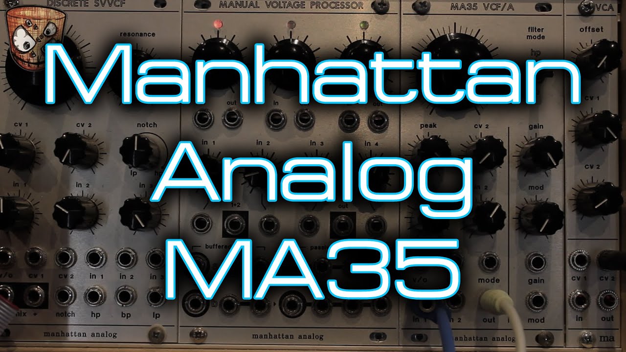 Manhattan Analog MA35 VCA/VCF— Clockface Modular