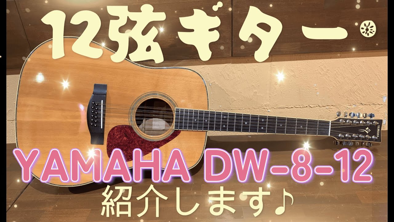 アコギ紹介】12弦ギター YAMAHA DW-8-12 - YouTube