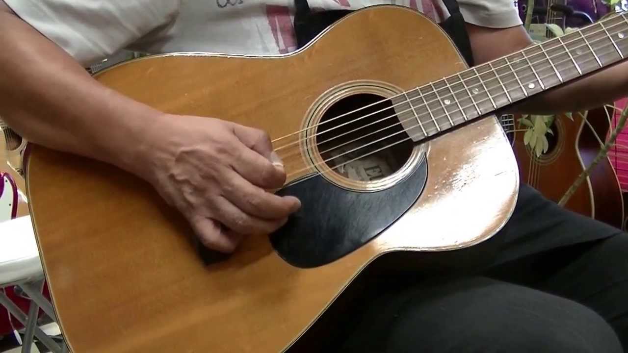60年代 Takamine タカミネFー100 希少スロッテドヘッド！ - YouTube