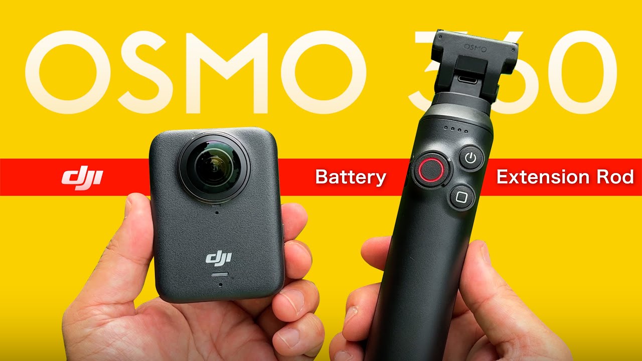 Battery Extension Rod] Genuine DJI Osmo360 Accessory Battery