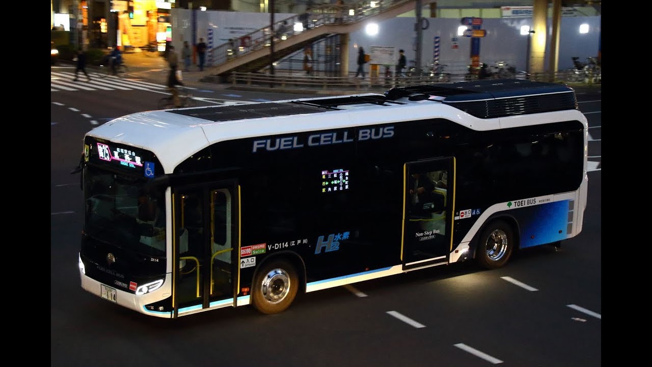 水素バス】都営バス 走行音(ZBC-MUM1NAE)【水素の音】 - YouTube