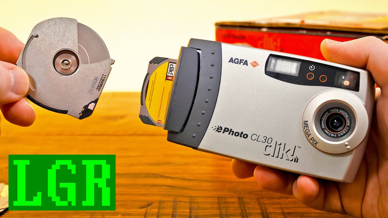 This 1999 Digital Camera Uses Tiny Clik Disks! Agfa CL30 - YouTube