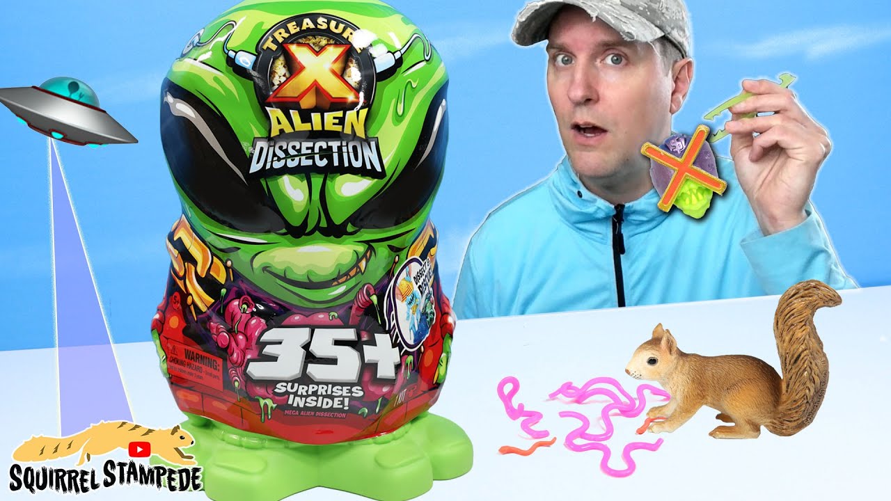 Treasure X Mega ALIEN Dissection 2024 Returns! Squirrel Stampede