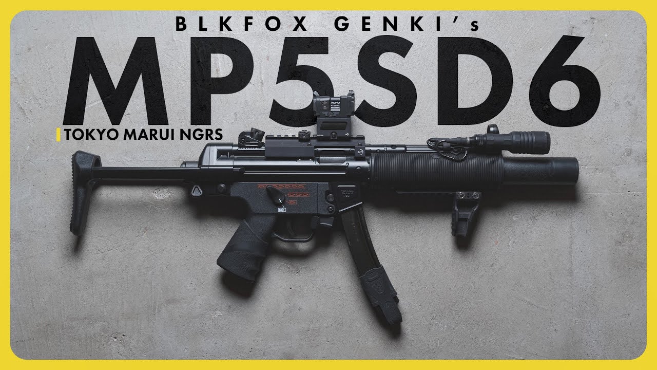 BLKFOX GENKI's MP5 SD6 | Tokyo Marui MP5 SD6 NGRS Build Overview
