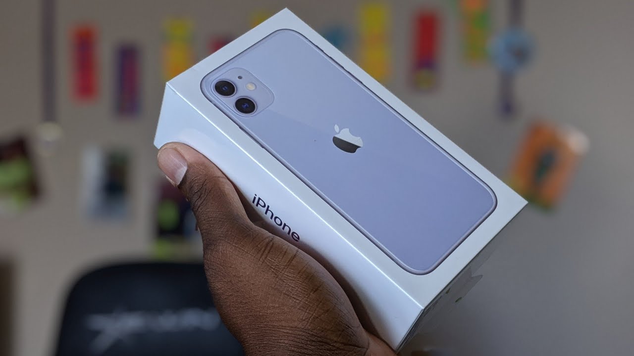 iPhone 11 (Purple) Unboxing & First Impressions - YouTube