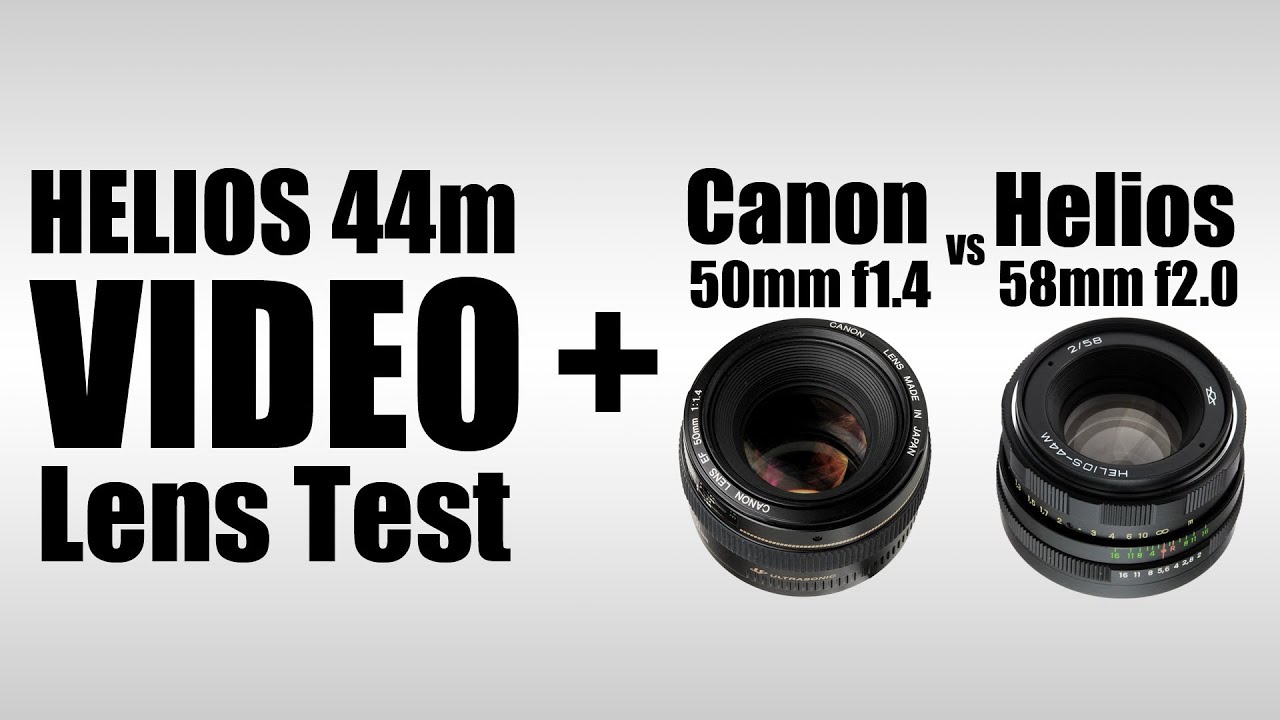 HELIOS 44m 58mm f/2 FIRST TEST + HELIOS vs Canon EF 50mm f/1.4