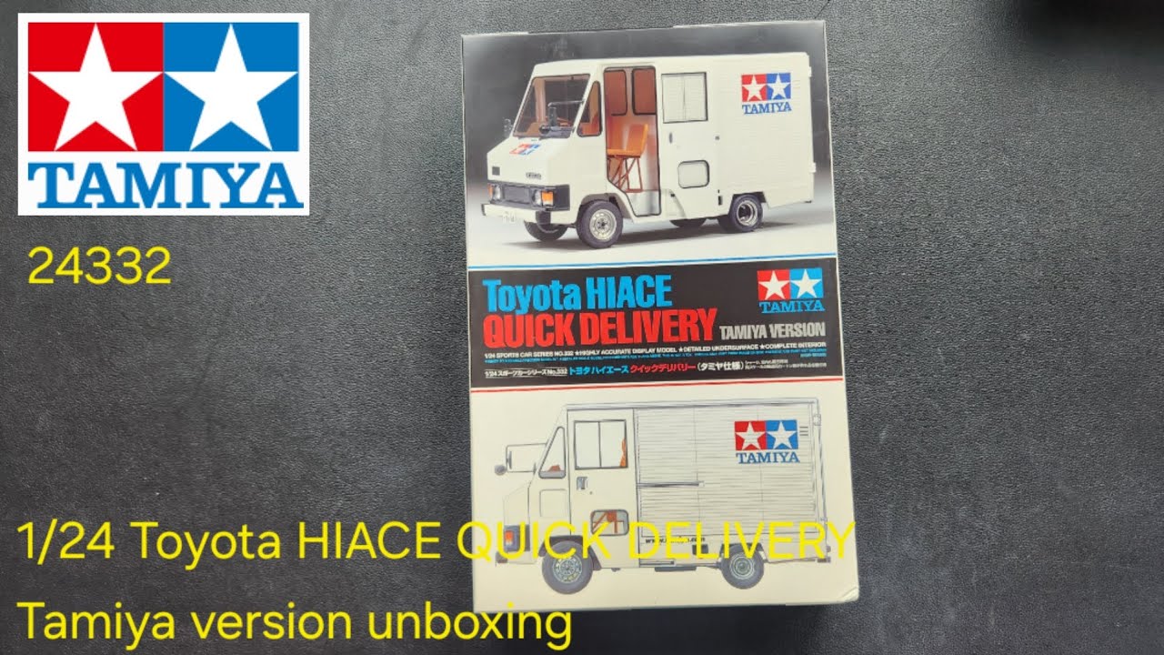 TAMIYA 24332 1/24 Toyota HIACE QUICK DELIVERY Tamiya version