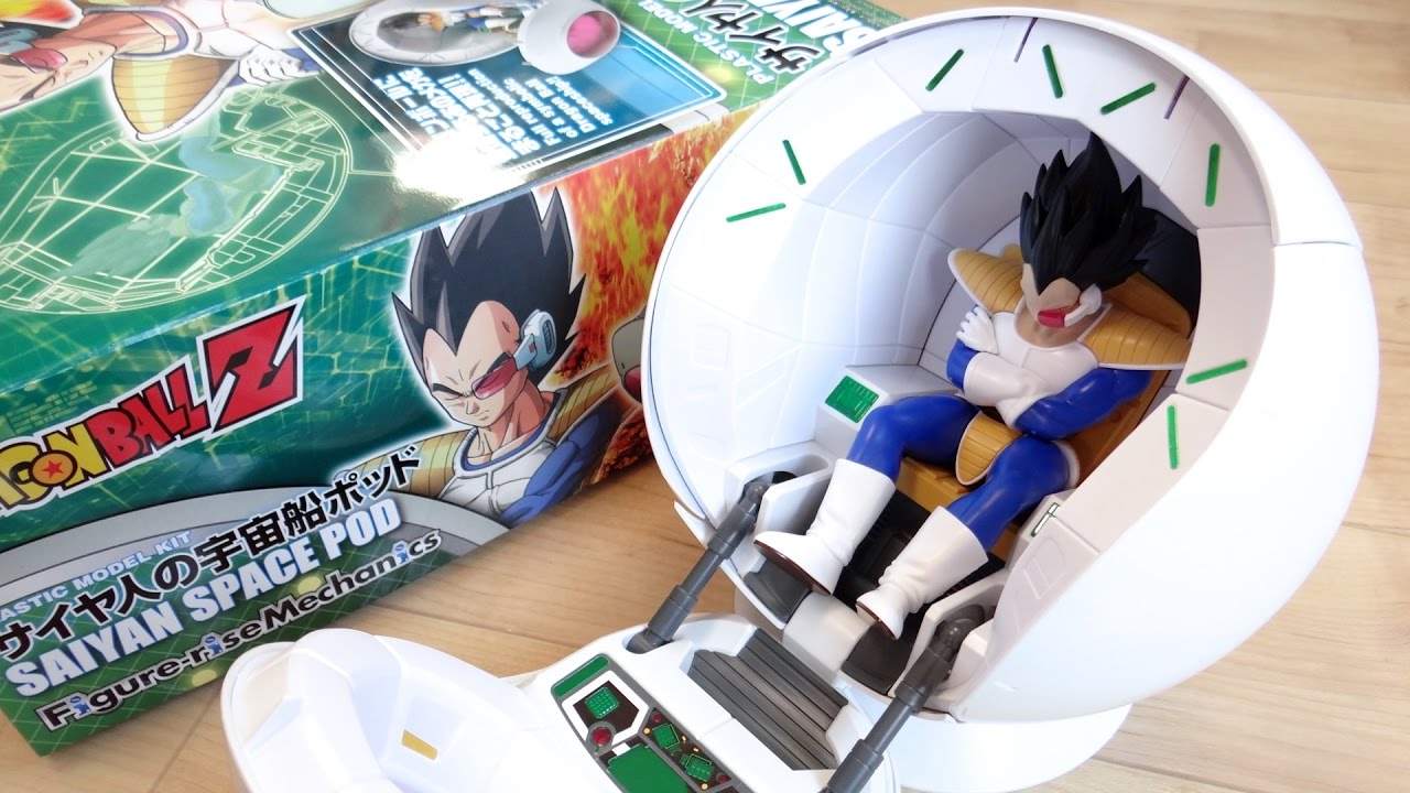 Vegeta's spaceship from when he attacked Earth is recreated