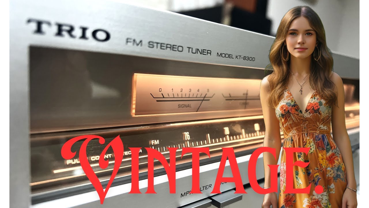 TRIO KT-8300】FM専用ヴィンテージチューナー 5連バリコン【1978年