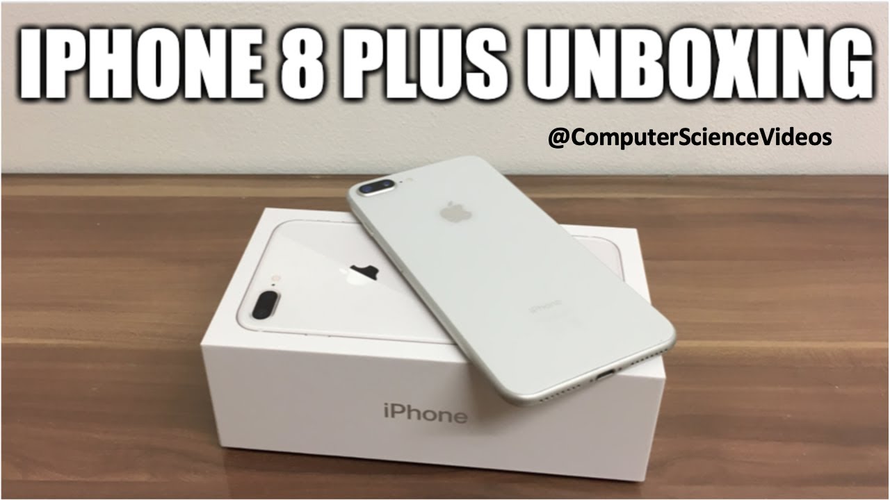 UNBOXING: APPLE IPHONE 8 PLUS 256GB | SILVER - NEW - YouTube