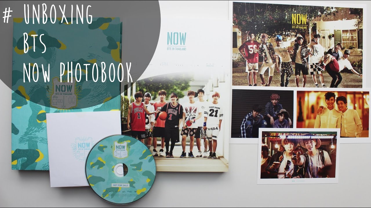 Unboxing] BTS NOW Bangtan Boys in Thailand Photobook - YouTube