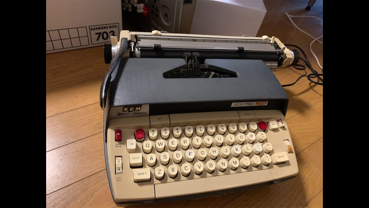 新しいタイプライターを買ったよ ～Smith Corona Electra 120