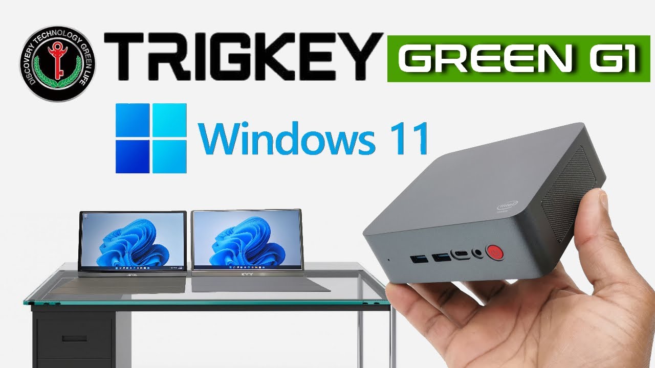 TRIGKEY Green G1 Intel Windows 11 Updated Mini PC - YouTube