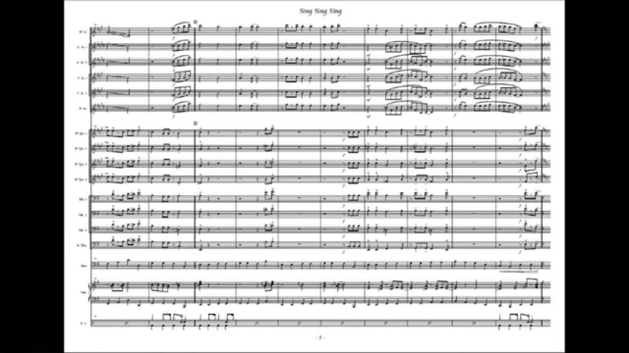 Sing Sing Sing for Bigband - YouTube