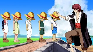 麦わら帽子を配布しまくるシャンクス【ワンピース】 - YouTube