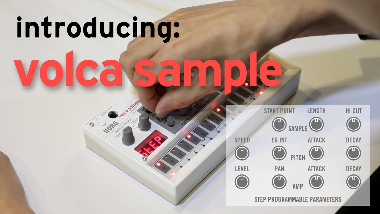volca sample - DIGITAL SAMPLE SEQUENCER | KORG (USA)