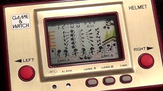 レトロ 液晶ゲーム】任天堂 ヘルメット ゲーム＆ウオッチ ゲーム