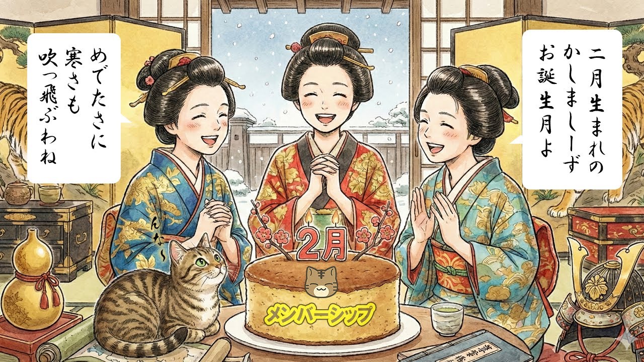 Happy birthday to all members born in February! - YouTube