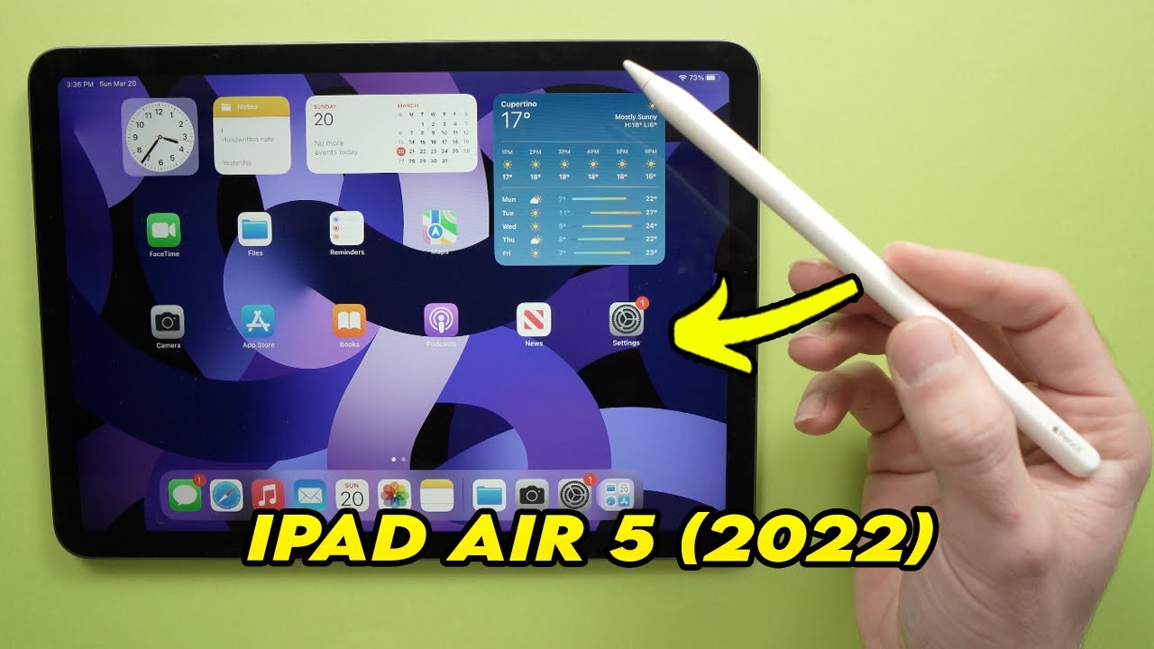 iPad Air 5 (2022) : How to Connect Apple Pencil 2 - YouTube