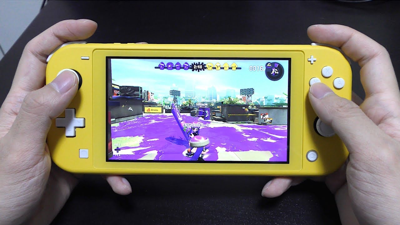 新型Switch Liteでスプラトゥーン2やってみたwwwww - YouTube