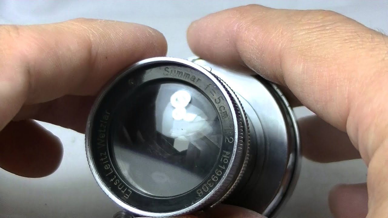 やわらか描写を堪能！！ Summar（ズマール）50mmF2 分解清掃済み - YouTube