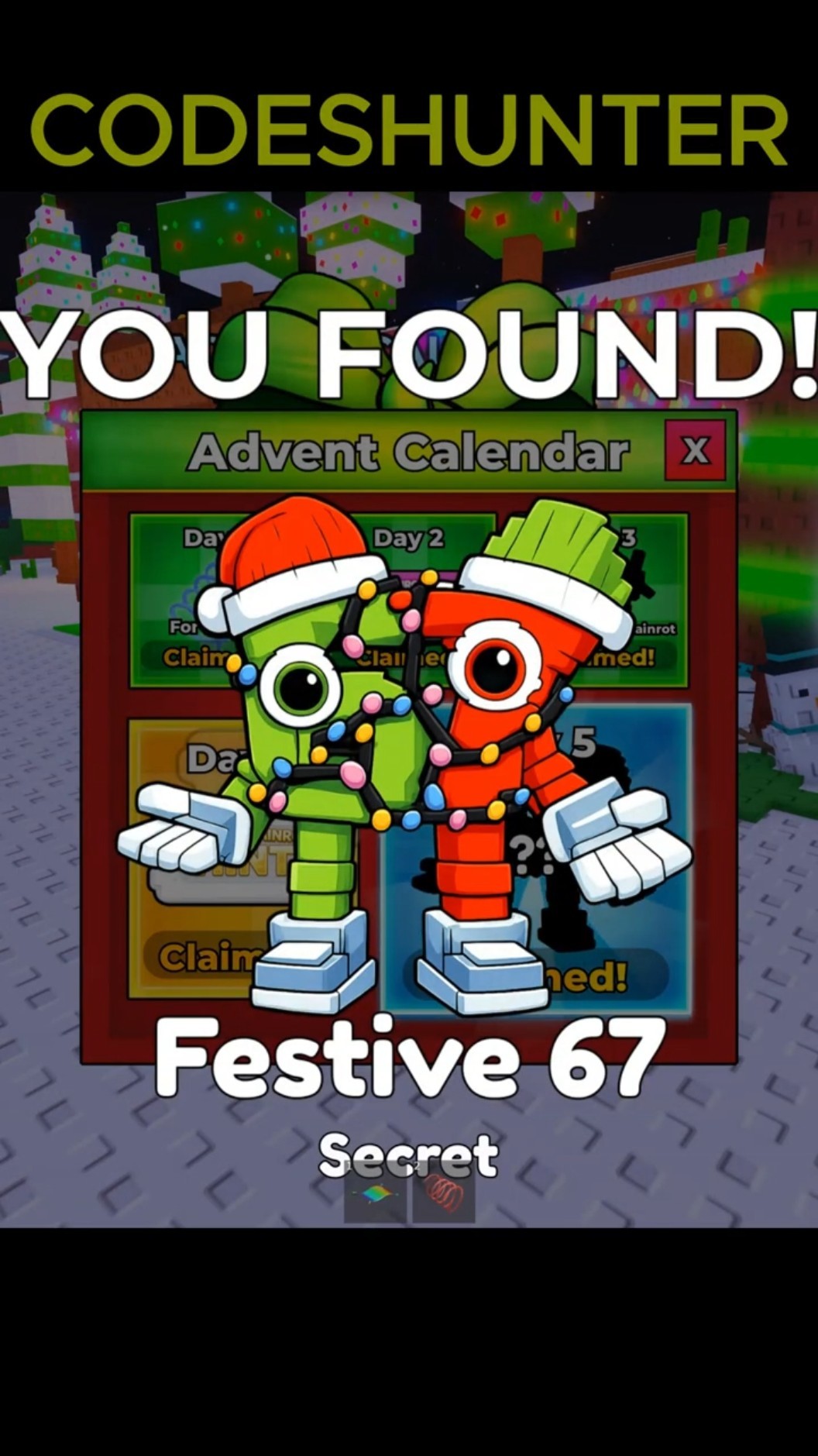 How To Get FESTIVE 67 in Find the Brainrot #findthebrainrot - YouTube