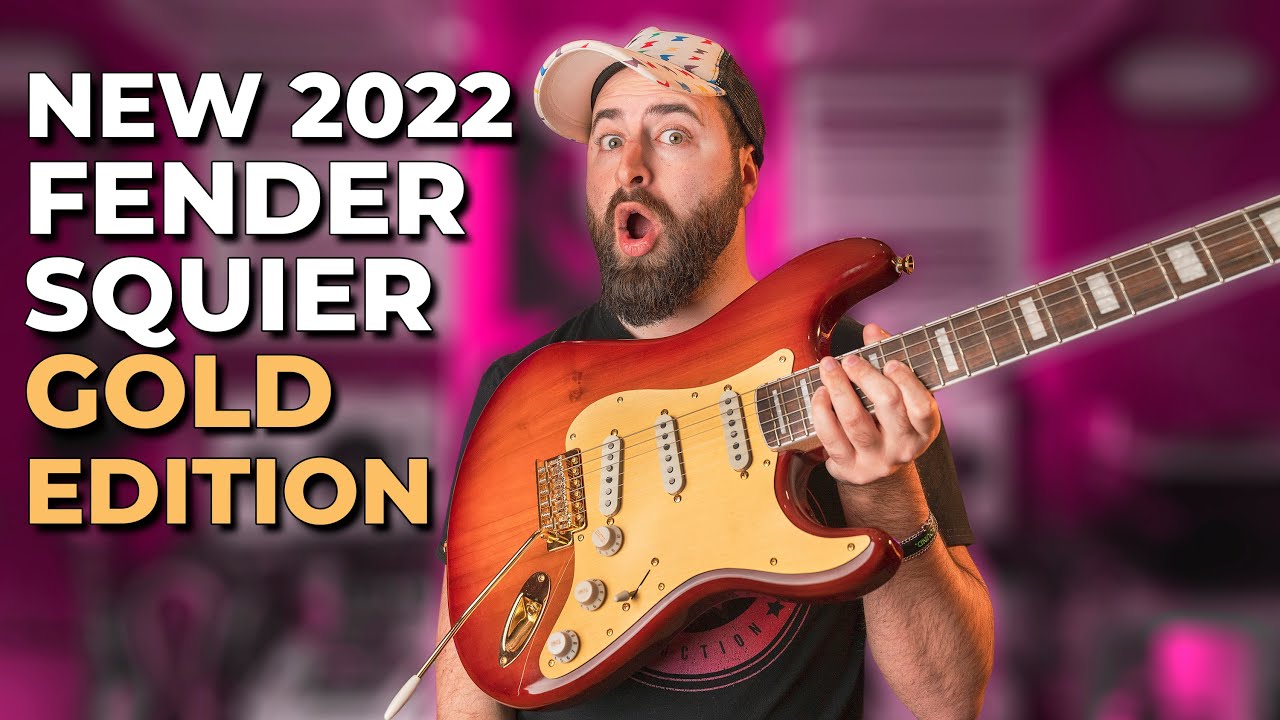 SUPERB! | New 2022 Fender Squier 40th Anniversary Gold Edition