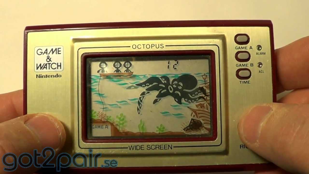 OCTOPUS OC-22 - Nintendo Game & Watch - YouTube