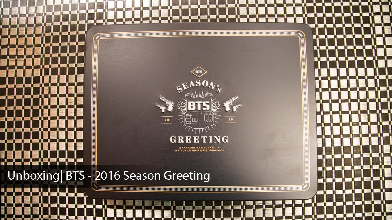 Unboxing | BTS - 2016 Season Greeting - YouTube