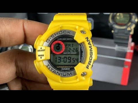 G-Shock Frogman DW9900-GF-9JF “Red Eye” - YouTube